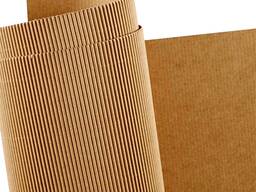 Бумага для гофрирования и картон плоских слоев