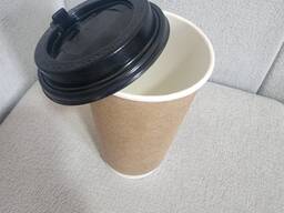 Бумажный стакан двухслойный «Крафт» 450 мл