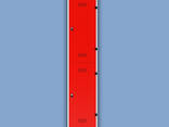 Двухъярусный стальной шкафчик с двумя отделениями - фото 2