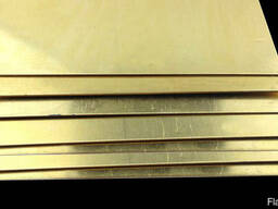Латунные пластины 7 мм ЛС59-2 ГОСТ 2208-2007