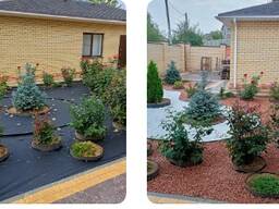 Чёрный мульчирующий материал