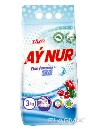 Стиральный порошок Ай нур для ручной стирки в упаковках по 0,4 кг. , 3 кг. , 6 кг. , 9 кг.